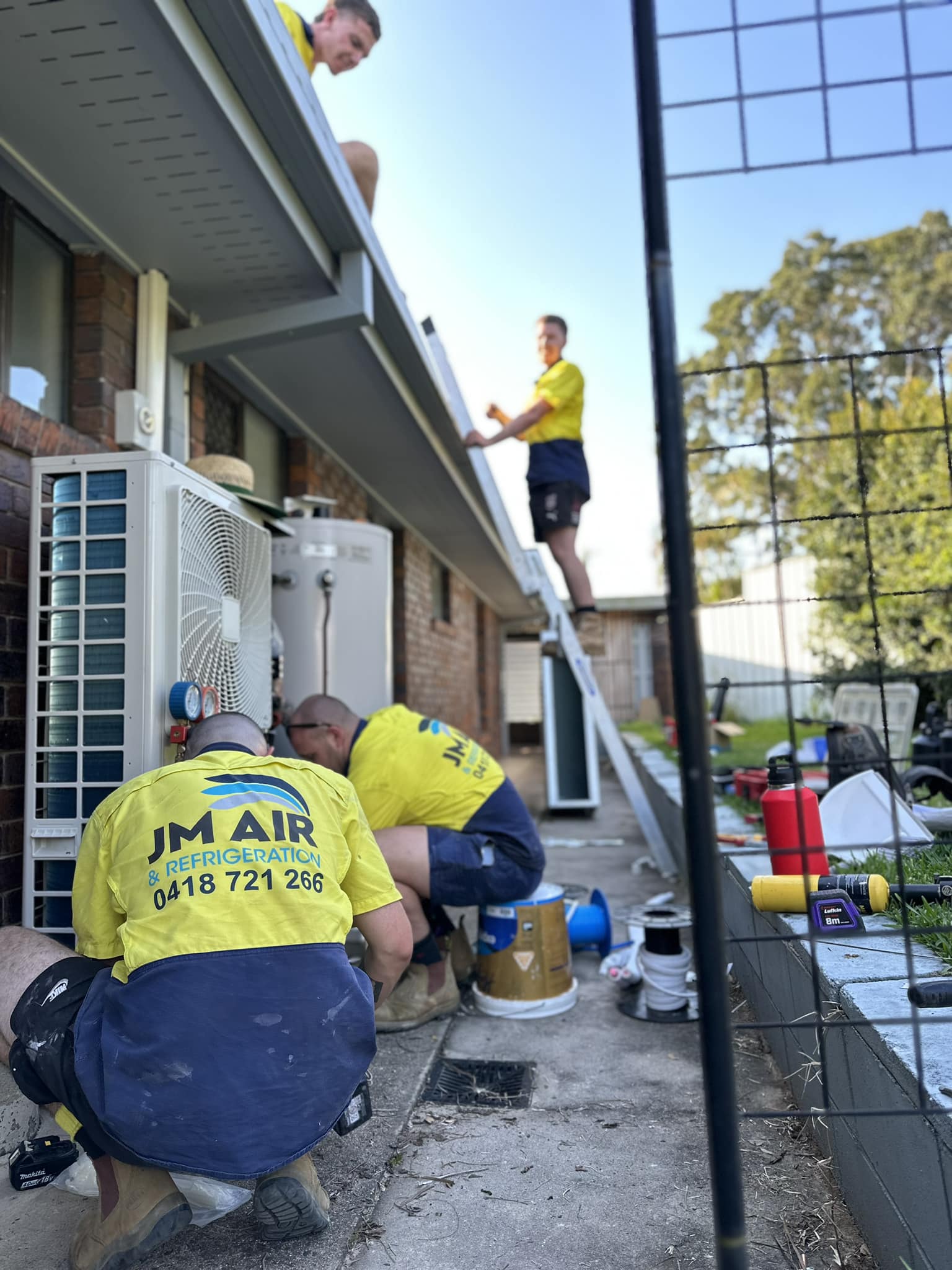 commercial air con install